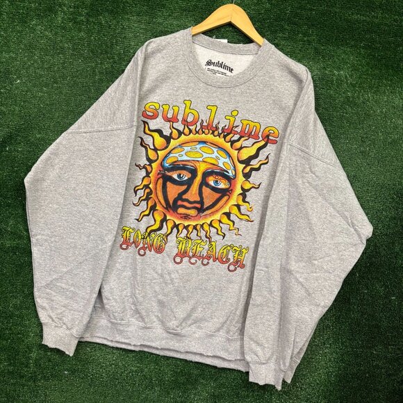 Sublime 40oz to Freedom Rock Band Oversized Crewneck Sweater Size L/XL - Picture 3 of 4